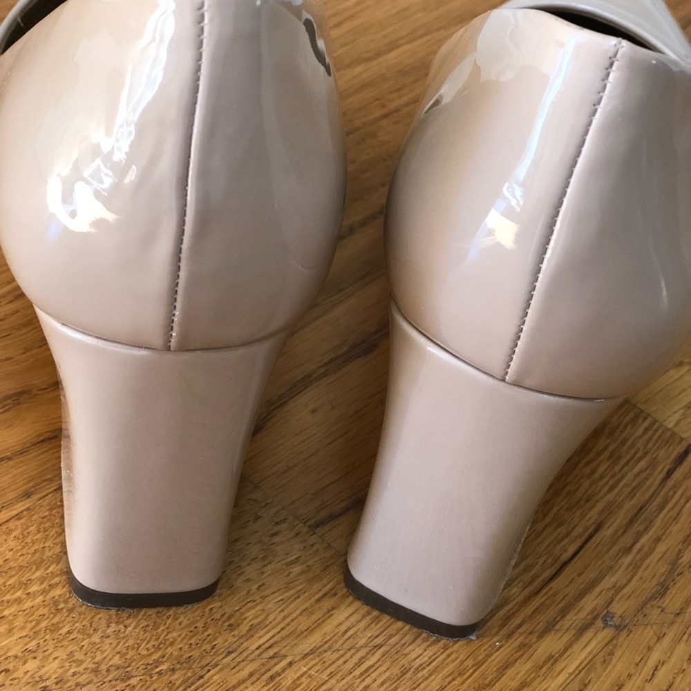 NORDSTROM Nude Patent Pumps